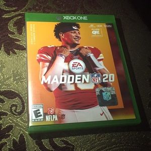 Madden 20 Xbox one game